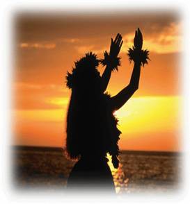 silueta hula